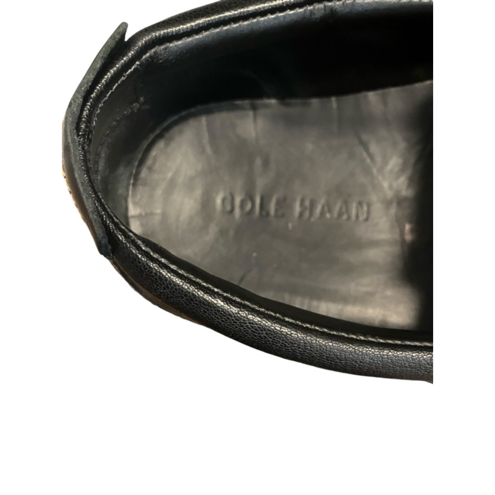 Men's Cole Haan Black Leather Loafers Slip On Size 10 1/2 M - Picture 4 of 6
